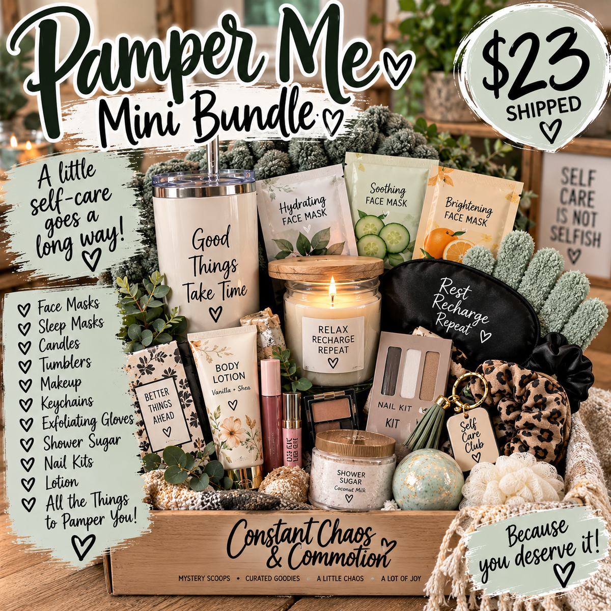 LIVE EVENT PRE-SALE-- PAMPER ME BUNDLE